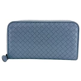 Cartera larga Bottega Veneta de piel Intrecciato