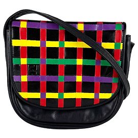 Fendi Schultertasche aus multicolore Leder