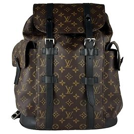 Sac à dos Louis Vuitton Monogram Macassar Christopher MM