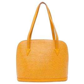 Louis Vuitton Lussac Borsa a tracolla Pelle Epi Gialla