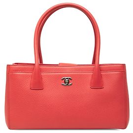 Borsa Chanel Executive Cerf Tote Small in vitello rosa