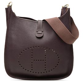 Hermès Purple Clemence Evelyne I 33