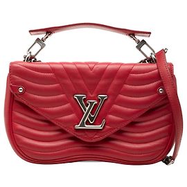 Borsa a catena Louis Vuitton New Wave MM rossa