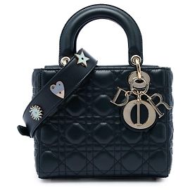 Dior Black Small Lambskin Cannage MyABCDior Lady Dior