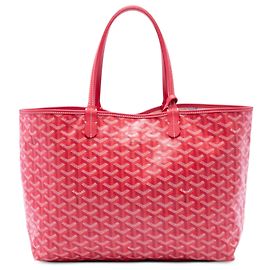 Goyard Red Limited Edition Goyardine Le Jardin Reversible Saint Louis PM