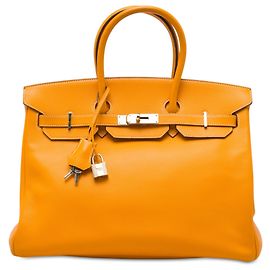 Hermès Yellow Epsom Candy Birkin Retourne 35
