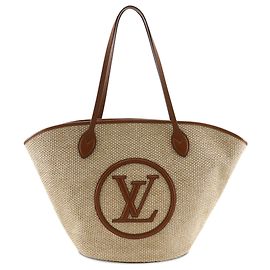 Louis Vuitton Beige Raffia Saint Jacques