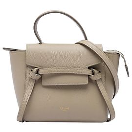 Céline Celine Gürteltasche aus Pico genärbtem Kalbsleder in Braun