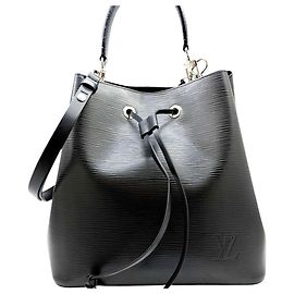 Borsa a tracolla Louis Vuitton Epi NeoNoe Noir Black