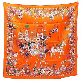 Hermès Foulard Hermes Carre 90 La Folle Parade