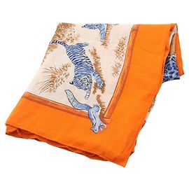 Hermès Pañuelo Hermes Carre Geant 140 TENDRESSE FELINE