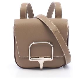 Hermès Borsa a tracolla Hermes Della Cavalleria Mini Etoupe