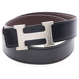 Hermès Hermes Constance H-Belt Wendelgürtel aus Leder
