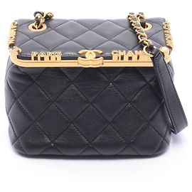 Borsa a tracolla Chanel Matelassé Black