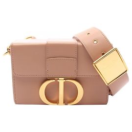 Christian Dior 30 Montaigne Box Schultertasche aus rosa Leder