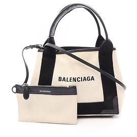 Borsa a mano 2-Way Balenciaga Cabas XS Navy