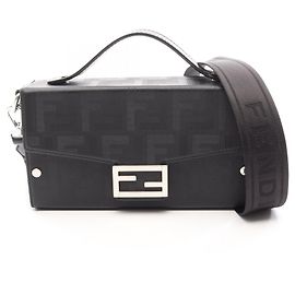 Fendi Soft Trunk Baguette Zucca 2-Way Schultertasche