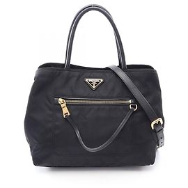 Borsa 2-Way Prada in Nero