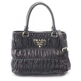 Borsa 2-Way Prada in pelle nera