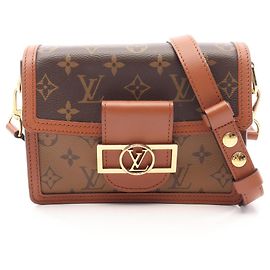 Bolso de hombro Louis Vuitton Dauphine Mini Monogram Reverse