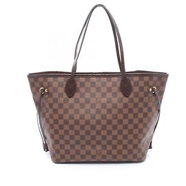 Louis Vuitton Neverfull MM Damier Ebene Cerise Tote Bag
