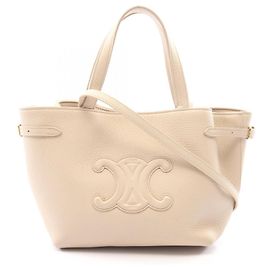 Céline Celine Mini Cabas Anais Cuir Triomphe Tote Bag