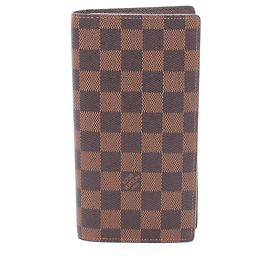 Louis Vuitton Portefeuille Brazza Damier Ebene Bi-fold Long Wallet