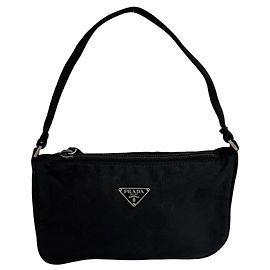 Mini borsa Prada Triangle Plate Pouch