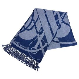 Hermès Foulard Hermes Clic Clac in Navy