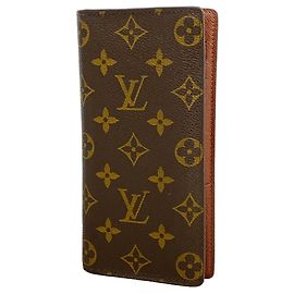 Louis Vuitton Monogram Portefeuille Brazza Long Wallet