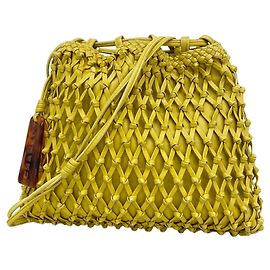 Chanel Light Green Leather Shoulder Bag