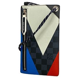 Louis Vuitton Damier Cobalt America's Cup Pochette