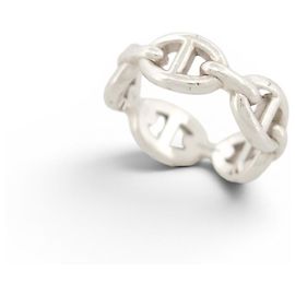 Hermès ANILLO HERMES CHAINE D'ANCRE ENCHAINEE PM H109507B 52 PLATA 925 5.5GR
