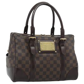 LOUIS VUITTON Damier Ebene Berkeley Hand Bag N52000 LV