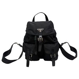Prada Nylon Rucksack klein schwarz (Neues Modell,