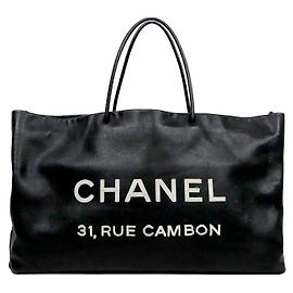 Chanel Black Stitch Essential Shoulder Bag