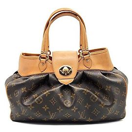 Louis Vuitton Monogram Boetie PM Tote Bag Braun