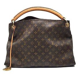 Louis Vuitton Monogram Arch MM Bolsa marrom de tecido