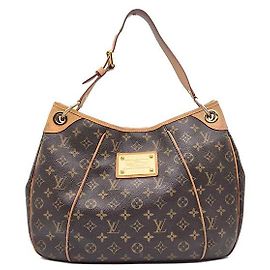 Louis Vuitton Monogram Galliera GM Bolsa de mão marrom couro