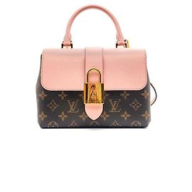 Louis Vuitton Monogram Rocky BB Borsa a mano rosa in tela
