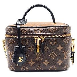 Borsa Louis Vuitton Monogram Vanity PM Marrone
