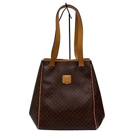 Céline Triomphe Macadam Schultertasche Brown (Top Quality)