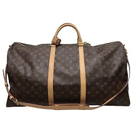 Louis Vuitton Monogram Bandoulière Keepall with Chip