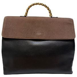 Loewe Velzquez Two-Tone Tote Bag mit Tragegriffen