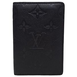 Louis Vuitton Portacarte Organizzatore da Tasca Monogram Shadow Nero