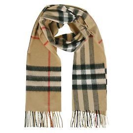 Burberry Écharpe en cachemire Giant Check Archive Beige