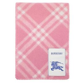 Burberry Bufanda de lana a cuadros Sugar Pink