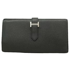 Hermès Cartera larga Hermes Bearn Soufflet