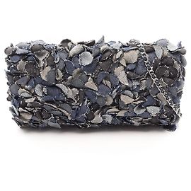 Borsa a tracolla Chanel Camellia in denim