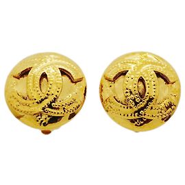 Orecchini a clip Chanel placcati oro